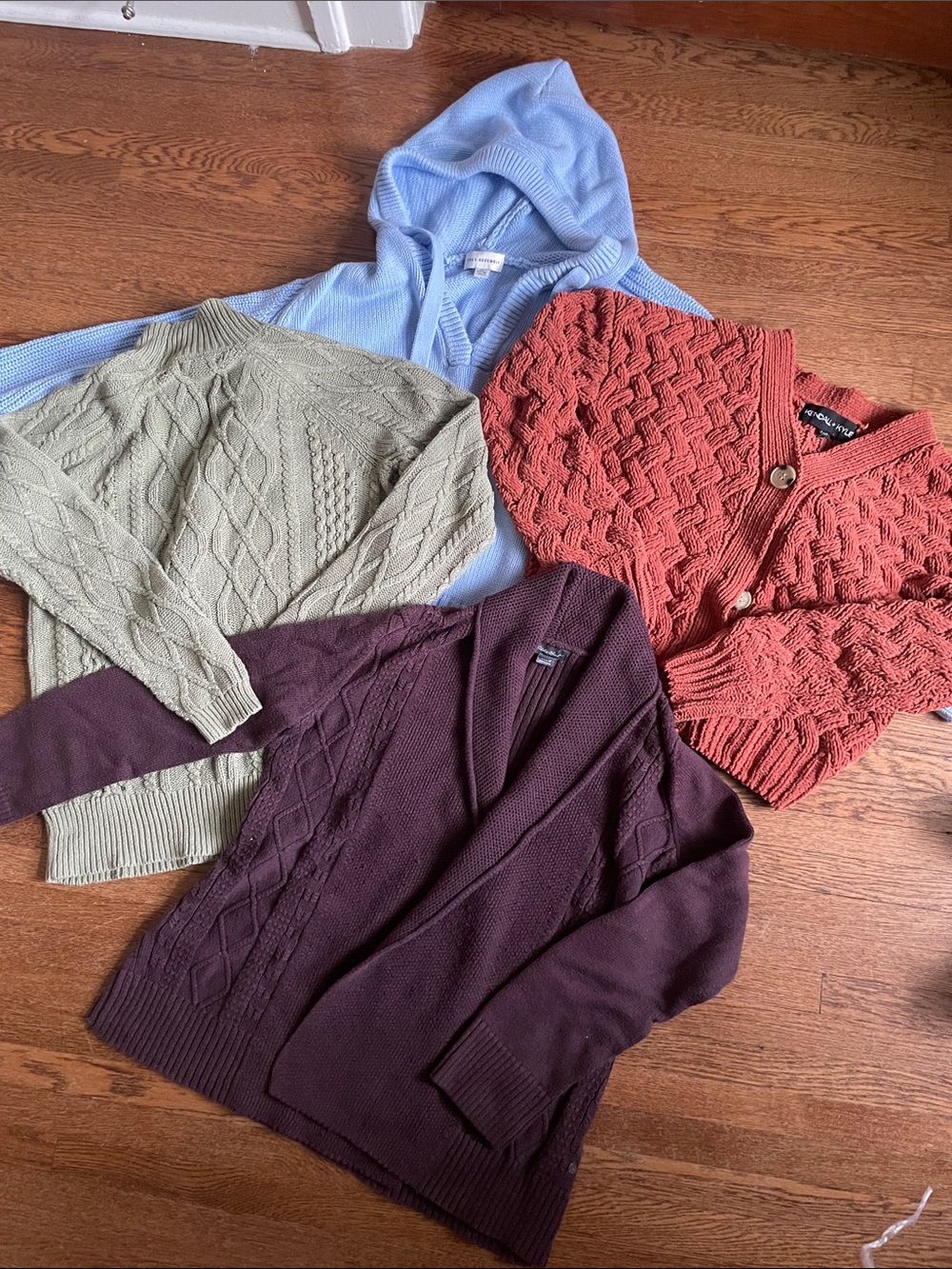 Mixed Women’s Knit Collection - Baby Blue, Olive, Rust, Plum